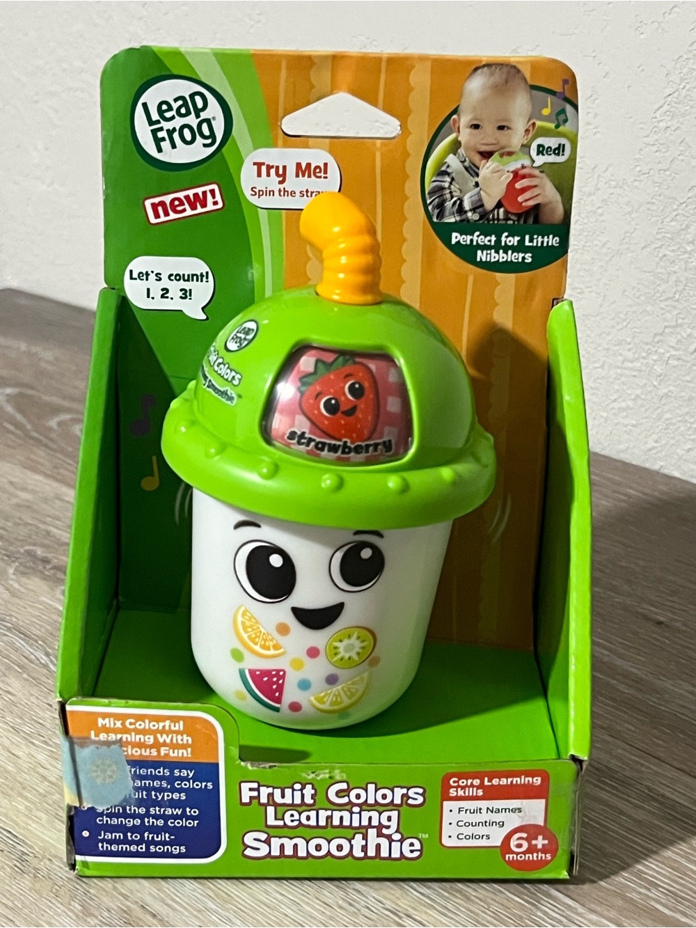 Fruit Colors Learning Smoothie Toy - Green/White